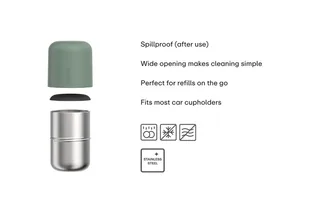 Coffee-to-go-Becher Mepal Ellipse 300 ml Kaffeebecher to go - Nordic sage van Mepal – productfoto 2 van 5