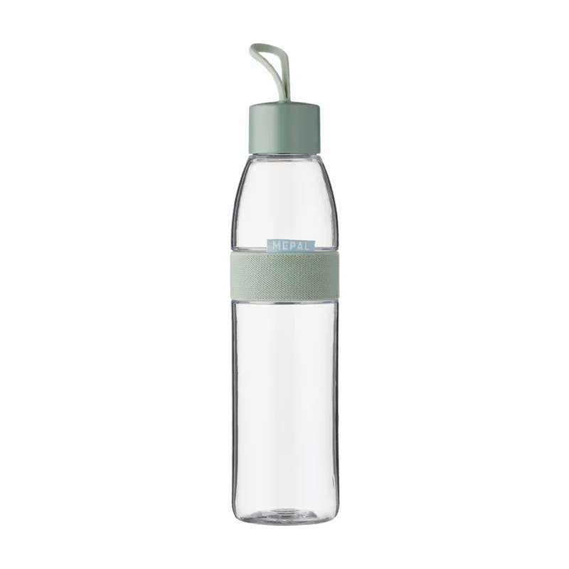 Ellipse Trinkflasche - Wiederverwendbare Trinkflasche - Dicht gegen Auslaufen - Geeignet für kohlensäurehaltige Getränke - BPA-frei - 700 ml - Nordisches Salbei van Mepal – productfoto