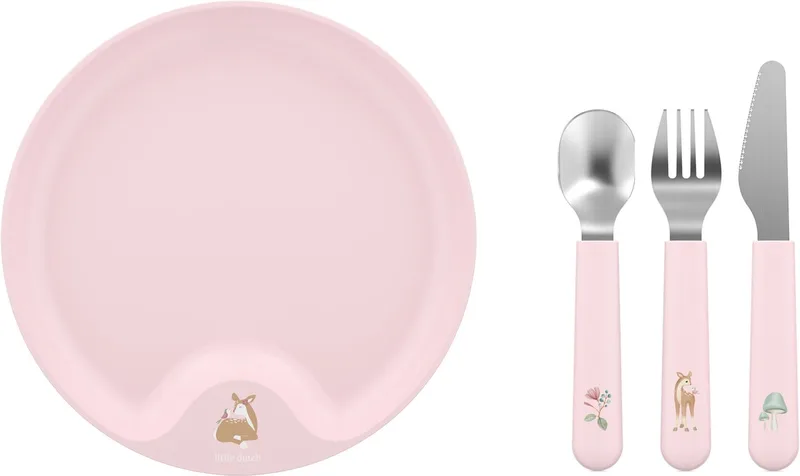Kinderset Mio - Kinderbord met bestekset de Mepal en Fairy Garden – photo produit