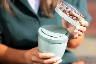 Lunchbox Lunchpot Ellipse Mixed, Nordic Sage + Vivid Lilac, 500 + 200 ml, Polypropylen (PP), PCTG, To go Becher, geeignet für Tiefkühler, Mikrowelle und Spülmaschine de Mepal en Vert, Violet – photo produit 5 sur 5