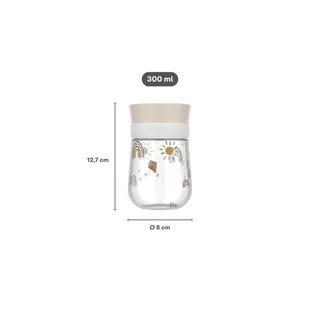 Mio 360° drinkbeker - 300 ml - Makkelijk vast te houden - Kinderservies - Sunshine & Rainbow van Mepal in Sunshine & Rainbow – productfoto 2 van 3