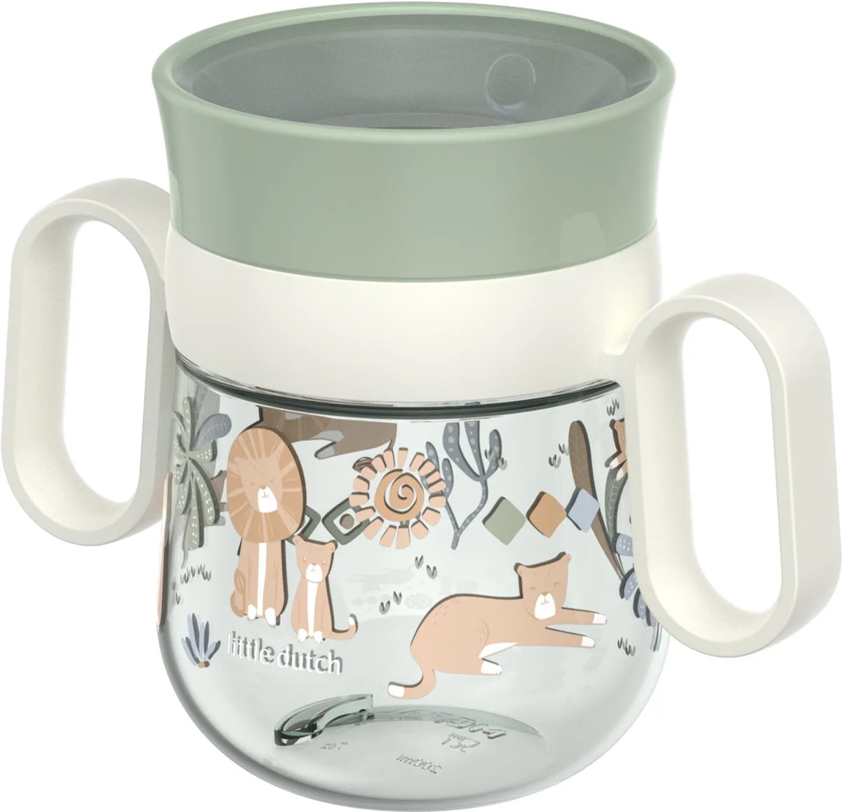 Mio 360° drinkbeker Little Dutch - 200 ml - Makkelijk vast te houden - Kinderservies de Mepal en Safari Friends – photo produit