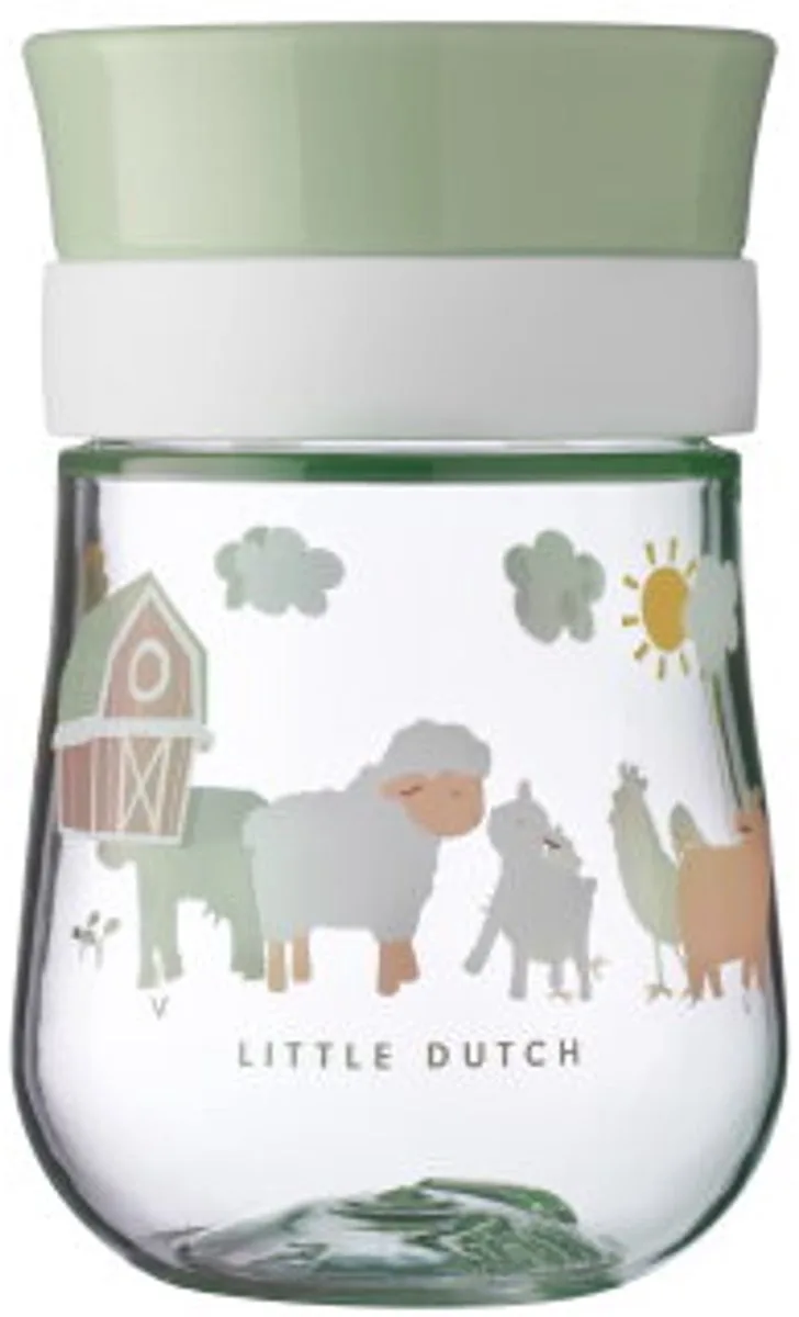 Mio 360° oefenbeker Little Dutch - 300 ml - Makkelijk vast te houden - Kinderservies van Mepal in Little Farm – productfoto