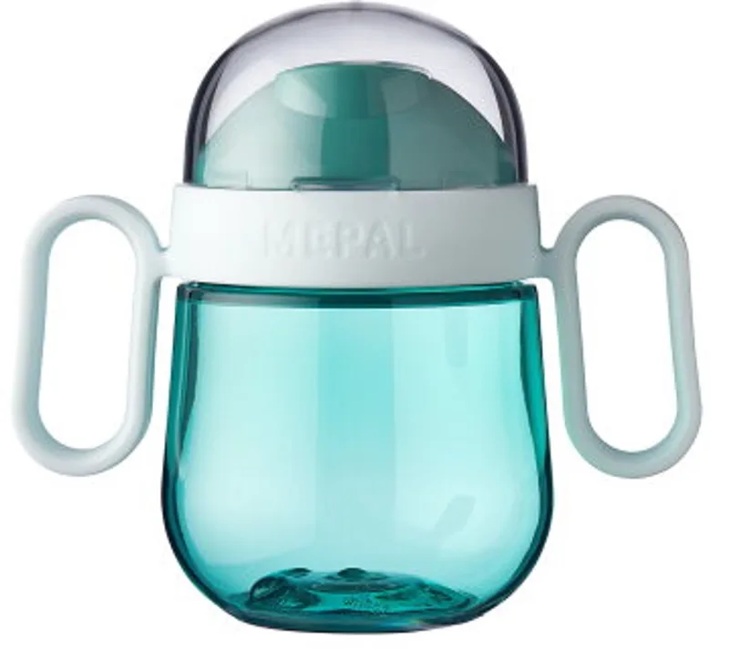 Mio antilekbeker 2.0 - 200 ml - Makkelijk vast te houden - Kinderservies van Mepal in Deep turquoise – productfoto