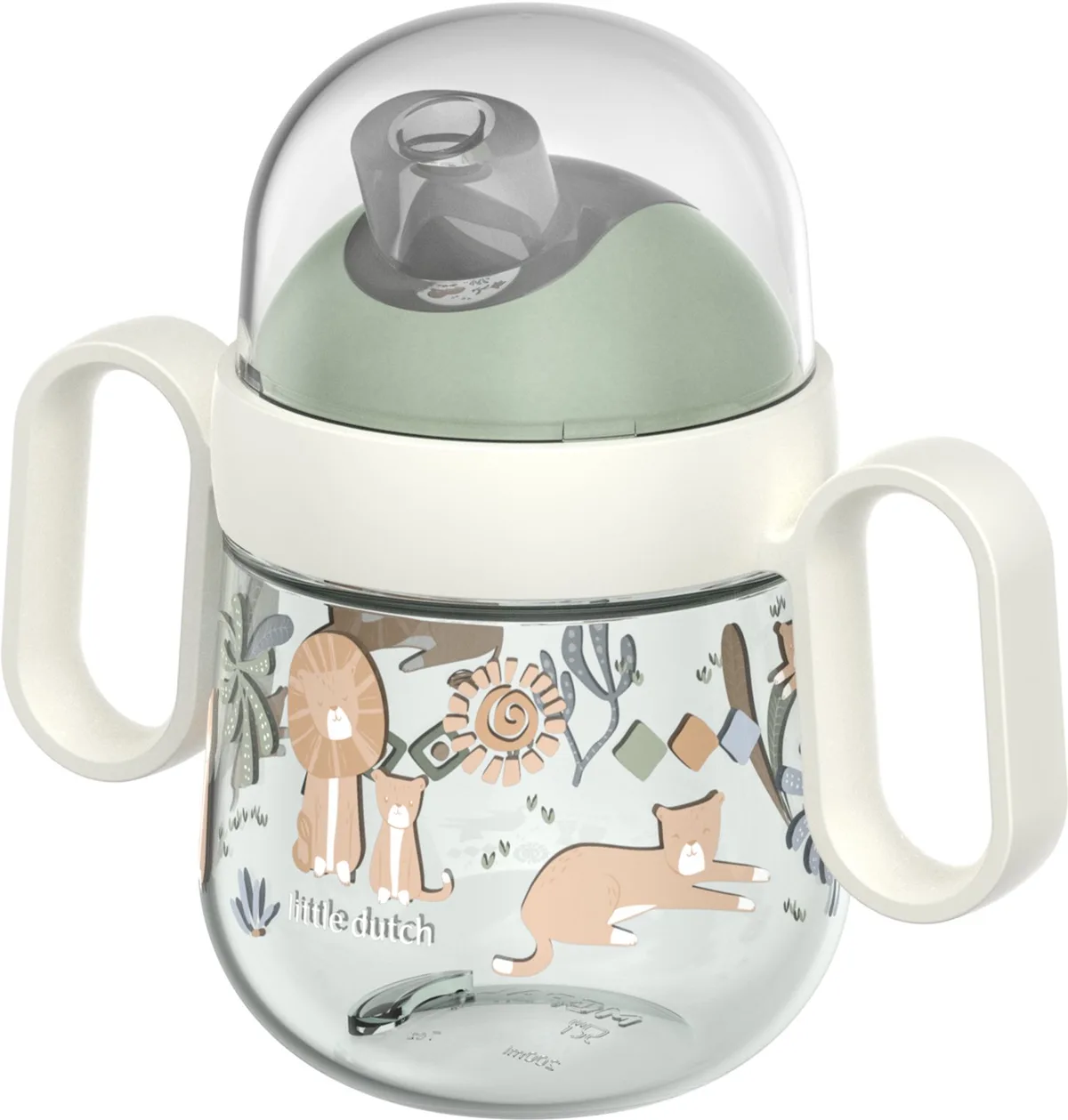 Mio Antilektuitbeker Little Dutch - 200 ml - Makkelijk vast te houden - Kinderservies de Mepal en Safari Friends – photo produit