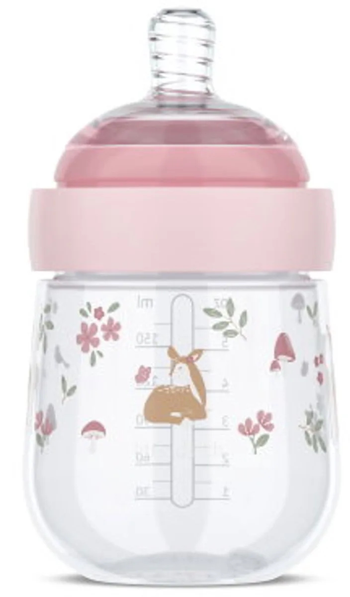 Mio Babyfles Little Dutch - 165 ml - Anti-koliek - Spiraalontwerp voorkomt verstopping - Siliconen van medische kwaliteit van Mepal in Fairy Garden – productfoto