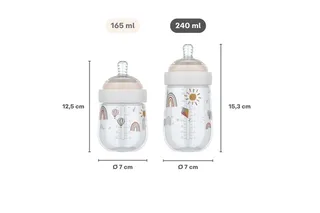 Mio Babyfles Little Dutch - 240 ml - Anti-koliek - Spiraalontwerp voorkomt verstopping - Siliconen van medische kwaliteit by Mepal in Fairy Garden – product photo 3 of 5