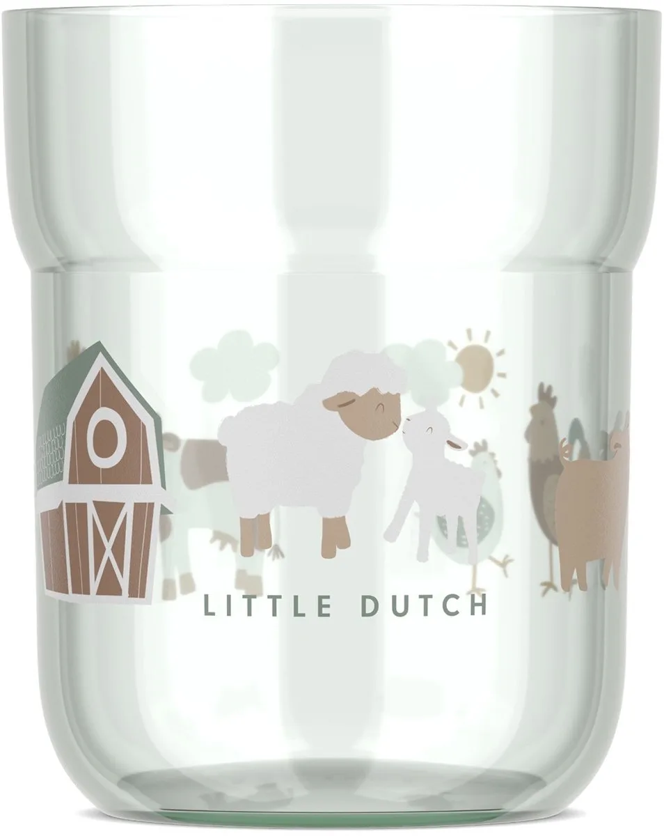 Mio Kinderbeker Little Dutch - 250 ml - Makkelijk vast te houden - Kinderservies van Mepal in Little Farm – productfoto