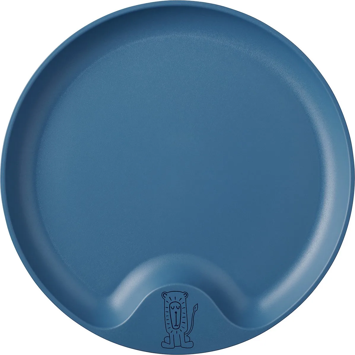 Mio Kinderbord - Magnetronbestendig - Met greep - Kinderservies de Mepal en Deep blue – photo produit