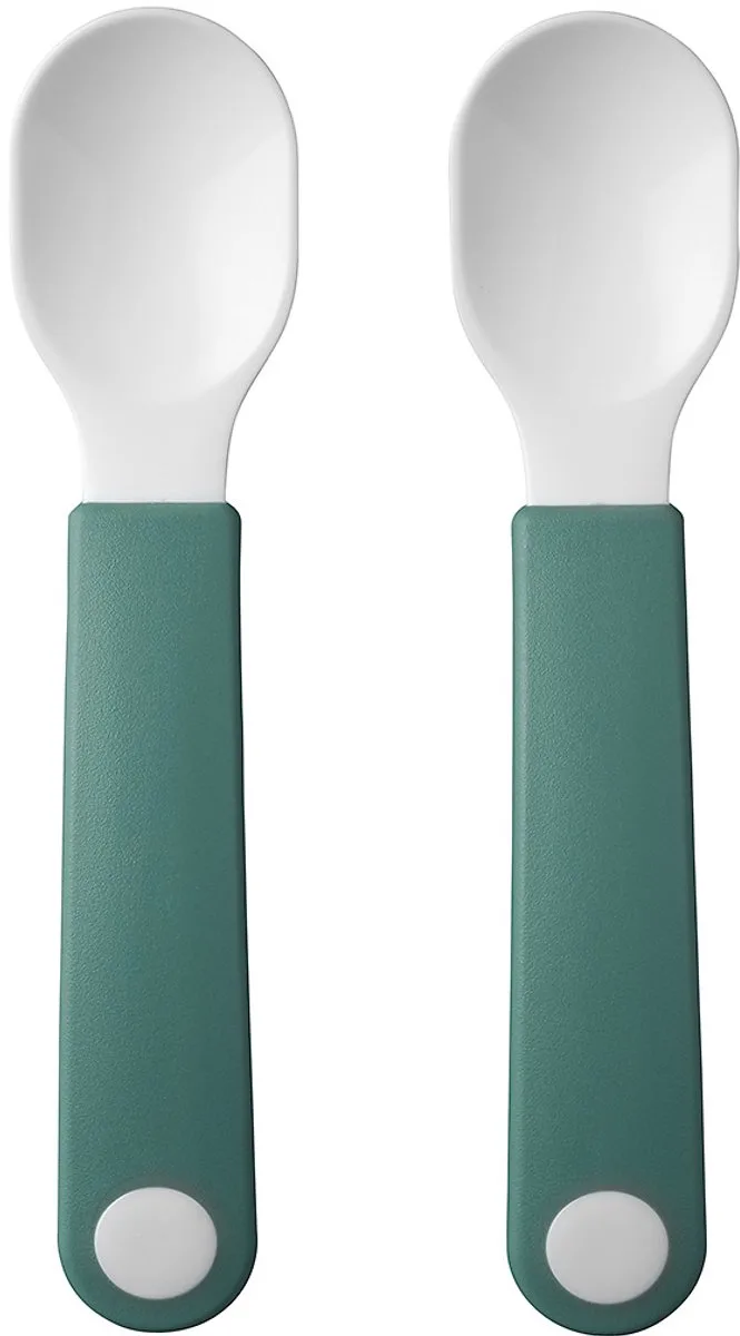 Mio Oefenlepel - Set van 2 - Goede grip - Kinderservies van Mepal in Deep turquoise – productfoto