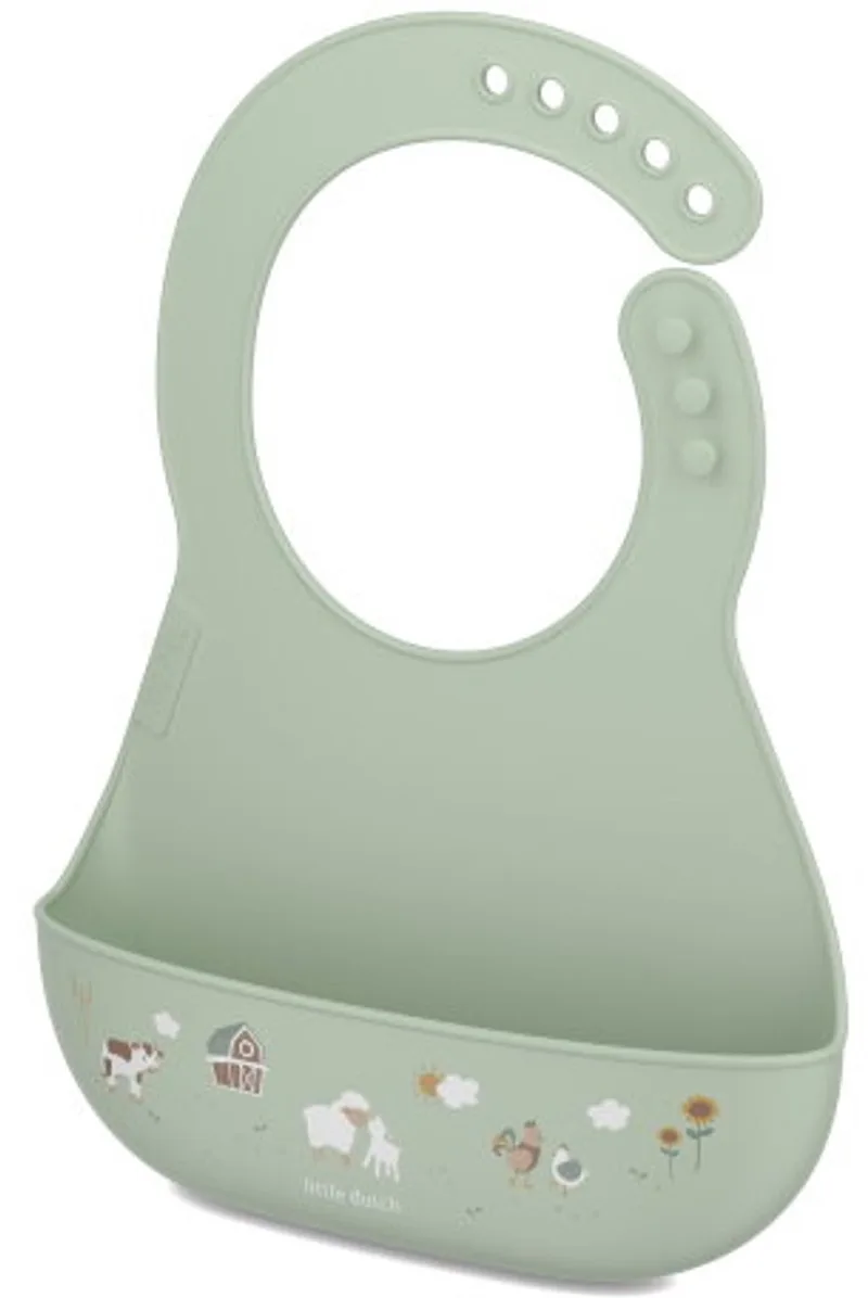 Mio Slab Little Dutch - Verstelbare sluiting - Opvangbakje voor etensresten - Vaatwasmachinebestendig by Mepal in Little Farm – product photo