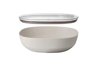 Schale Silueta Servierschale mit Deckel 4000 ml, Kunststoff, (1x Schale, 1-tlg) von Mepal in Weiß – Produktfoto 2 von 2