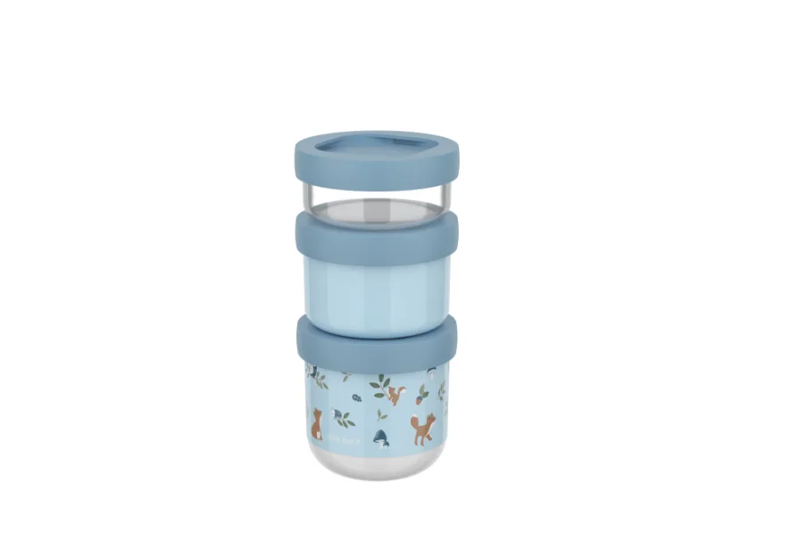 Snackbox Mepal x Little Dutch Mio Forest Friends 3-delig van Mepal – productfoto