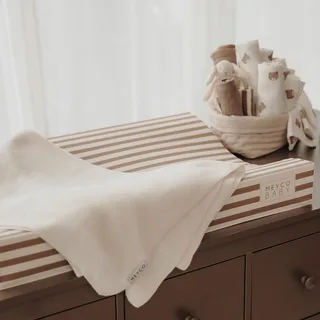 Aankleedkussen Meyco Fat Stripe Taupe by Meyco – product photo 2 of 4