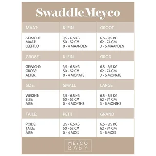 Animal swaddlemeyco inbakerdoek - multicolour - 0-3 maanden - 1.0 TOG by Meyco in Animal Multicolor – product photo 4 of 4