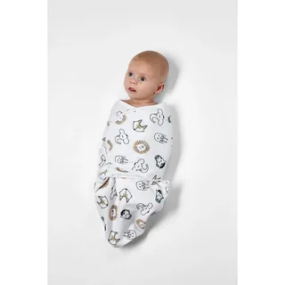 Animal swaddlemeyco inbakerdoek - multicolour - 0-3 maanden - 1.0 TOG by Meyco in Animal Multicolor – product photo 3 of 4