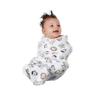 Animal/Uni swaddlemeyco inbakerdoek - 2-pack - multicolour - 0-3 maanden - 1.0 TOG by Meyco in Animal Multicolor – product photo 3 of 3