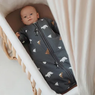 Arctic Baby Slaapzak Met Afritsbare Mouwen - 70cm - 2.5 TOG fra Meyco i Flerfarvet – produktbillede 3 af 4