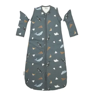 Arctic Baby Slaapzak Met Afritsbare Mouwen - 70cm - 2.5 TOG fra Meyco i Flerfarvet – produktbillede 2 af 4
