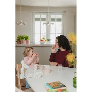 Baby Uni Mouwslab - Soft Rose van Meyco in Roze – productfoto 2 van 3