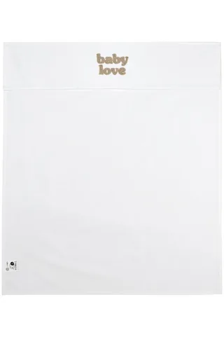 Baby Love wieglaken - 75x100cm - 0.3 TOG de Meyco en Sand Melange – photo produit 2 sur 2
