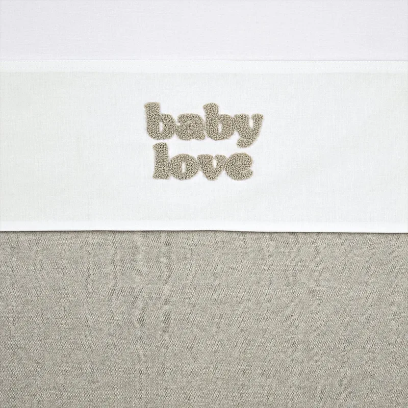 Baby Love wieglaken - 75x100cm - 0.3 TOG van Meyco in Sand Melange – productfoto