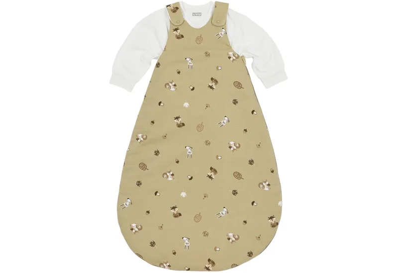 Babyschlafsack Forest Animals Sand (100% Baumwolle, 1 tlg), 74/80 de Meyco en Beige – photo produit