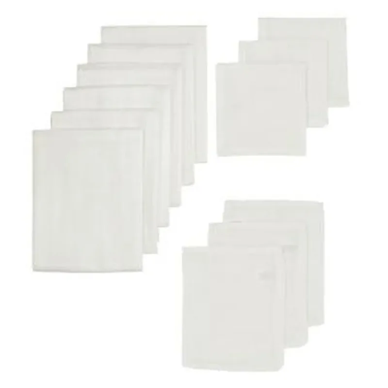 Basic Starterset: Hydrofiele Luiers/Tetradoeken, Monddoekjes En Washandjes by Meyco – product photo