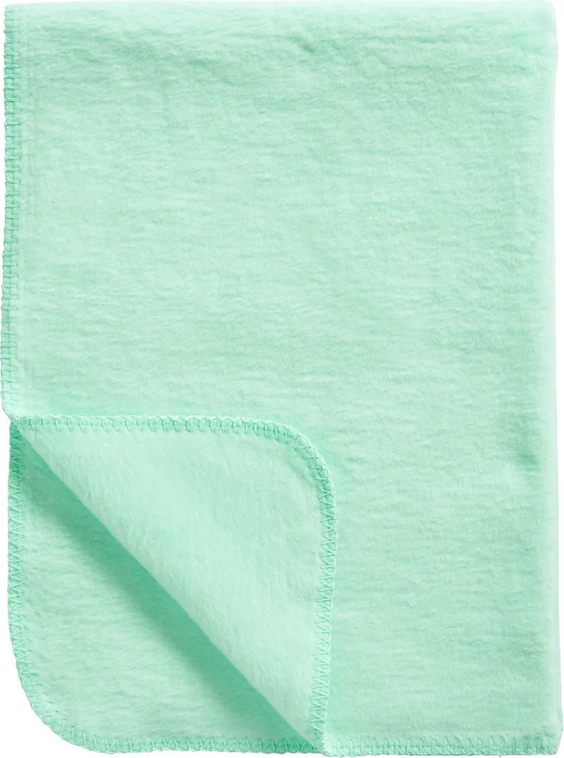 Basic Uni Wiegdeken - 75x100 cm van Meyco in Mint – productfoto