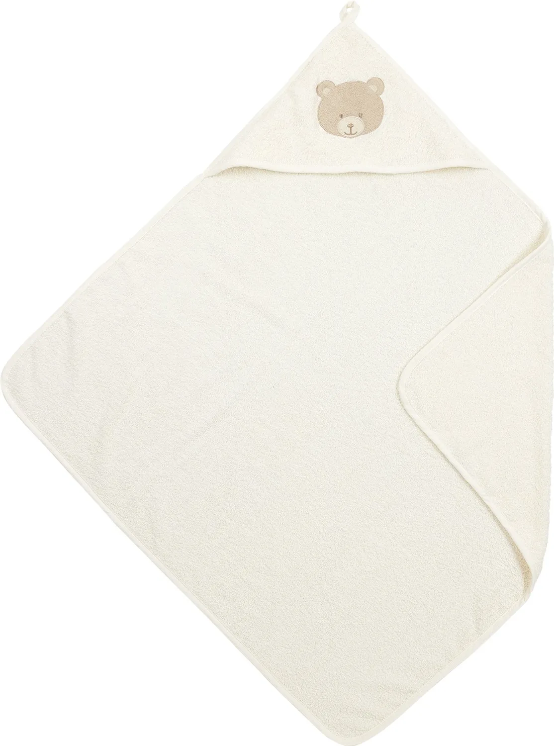 Bear Badcape - 80x80cm van Meyco in Offwhite – productfoto