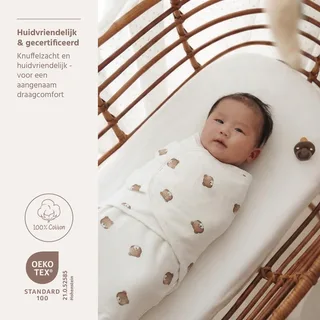 Bear Swaddlemeyco Inbakerdoek - 0-3 maanden - 1.0 TOG by Meyco in Multicolour – product photo 3 of 3