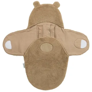 Bear Wikkeldeken - Teddy von Meyco in Warm Brown – Produktfoto 3 von 6