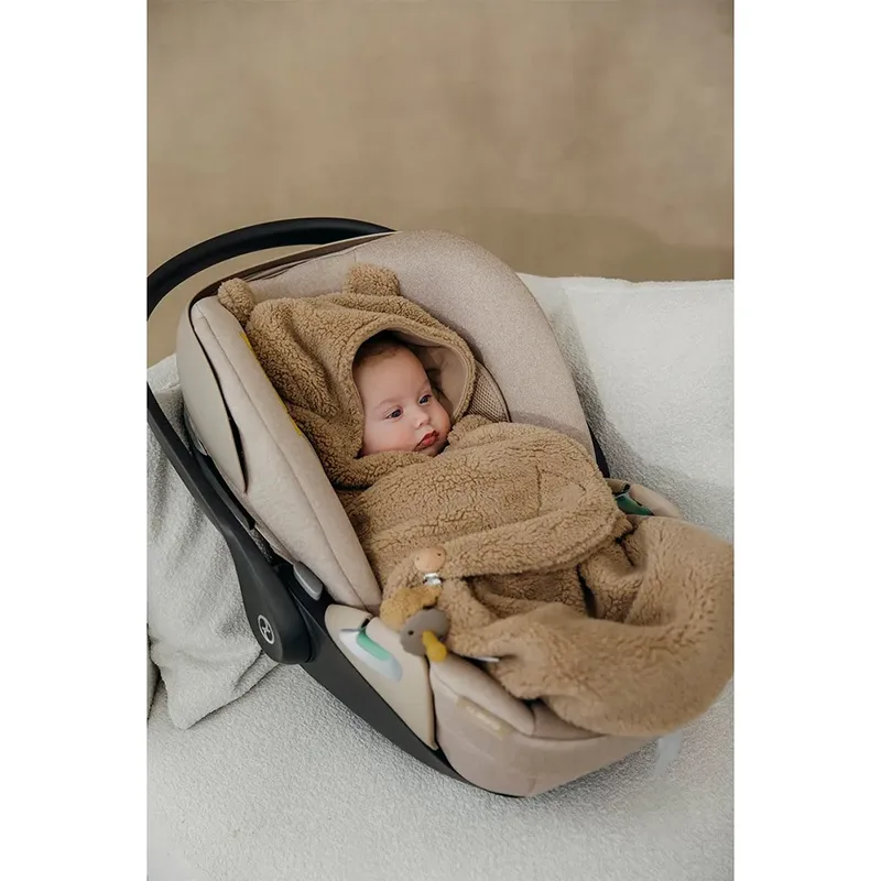 Bear Wikkeldeken - Teddy von Meyco in Warm Brown – Produktfoto 5 von 6
