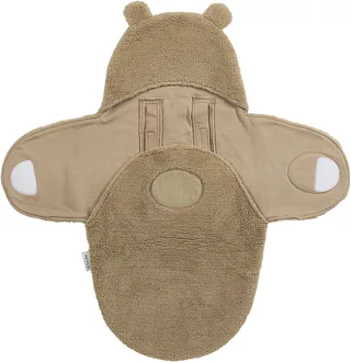 Bear Wikkeldeken - Teddy von Meyco in Warm Brown – Produktfoto 1 von 6