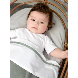 Bies wieglaken - 75x100cm - 0.3 TOG by Meyco in Forest Green – product photo 3 of 3