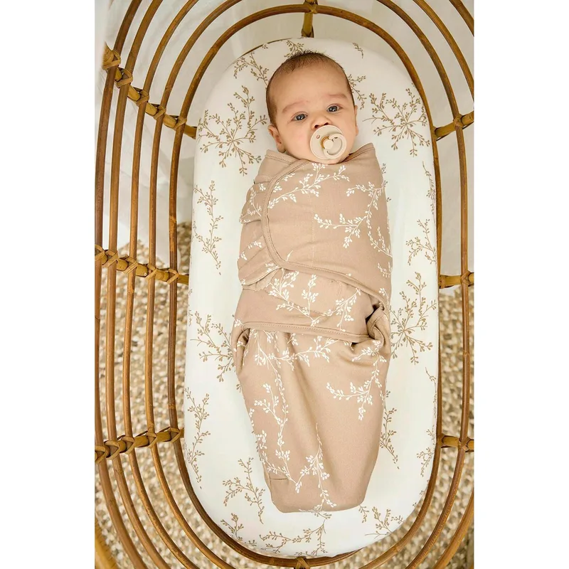 Branches swaddlemeyco inbakerdoek gevoerd - sand - 0-3 maanden - 2.0 TOG by Meyco in Branches Sand – product photo 2 of 2