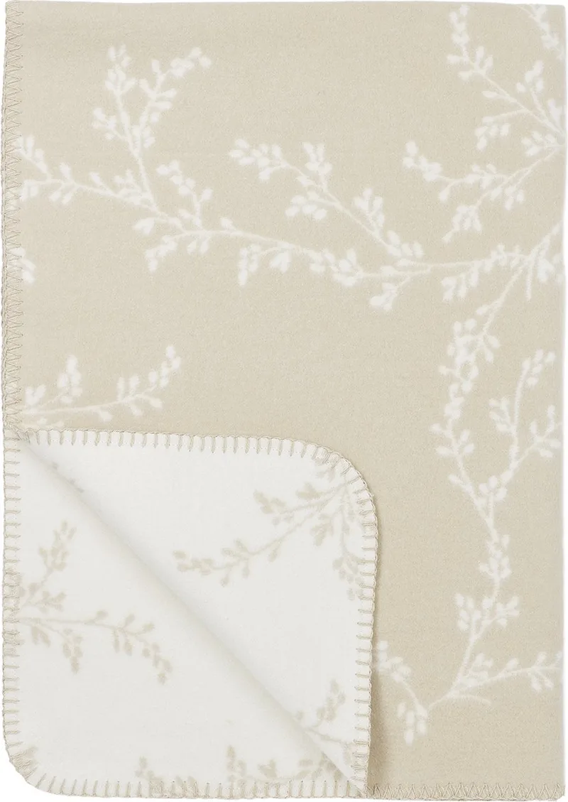 Branches wiegdeken - geweven - 75x100cm - 1.0 TOG van Meyco in Sand – productfoto