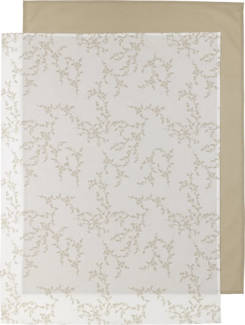 Branches wieglaken - 2-pack - 75x100cm - 0.3 TOG van Meyco in Sand – productfoto