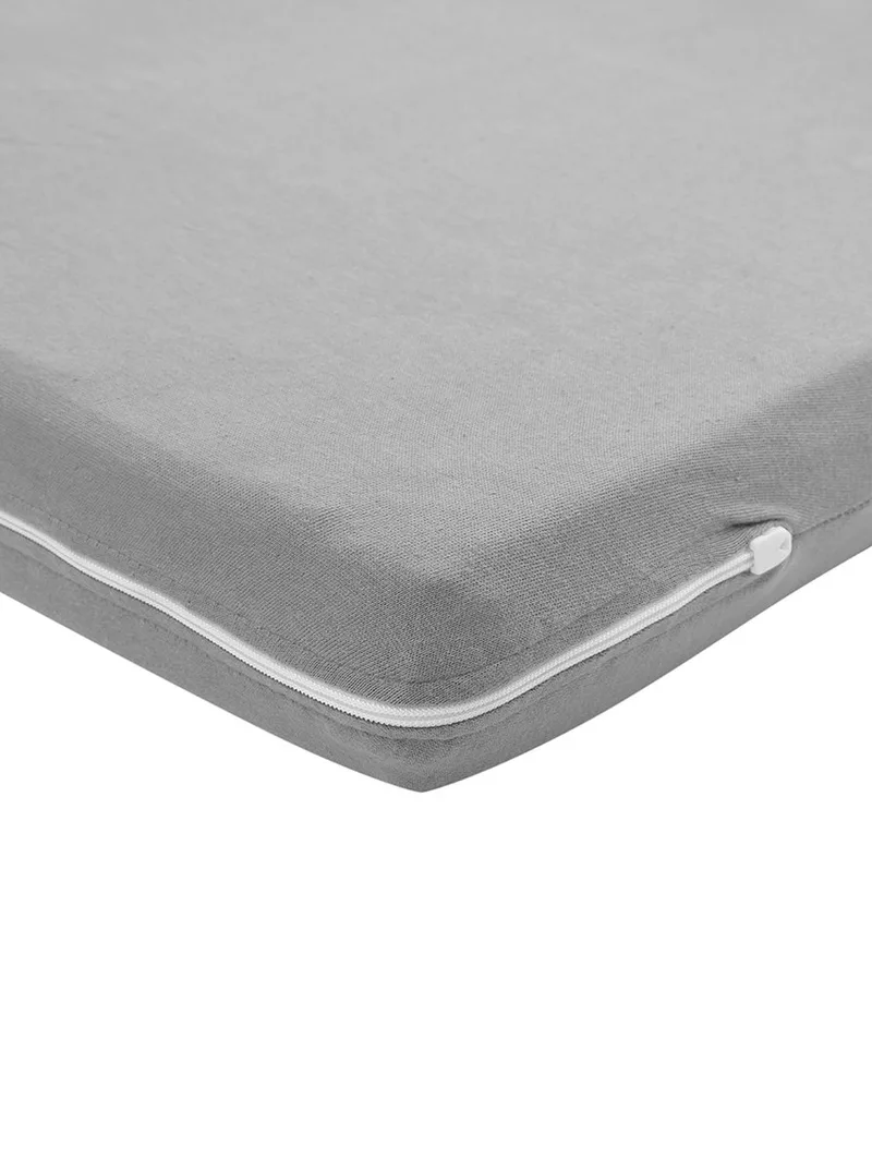 Campingbed Matrashoes - 60 x 120 cm - Jersey från Meyco i Grå – produktbild