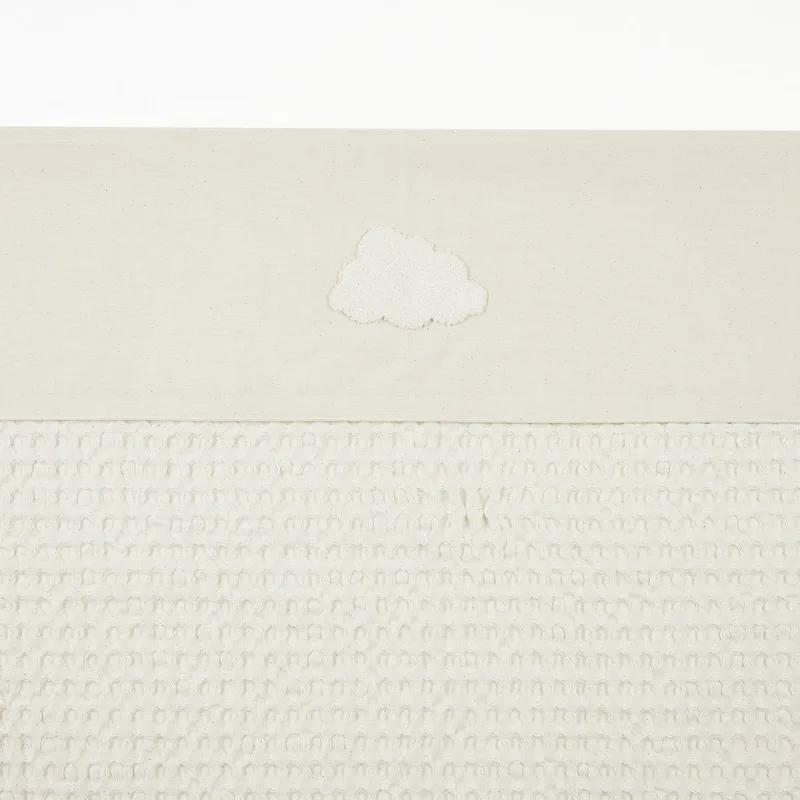 Clouds wieglaken - 75x100cm - 0.3 TOG van Meyco in Naturel – productfoto