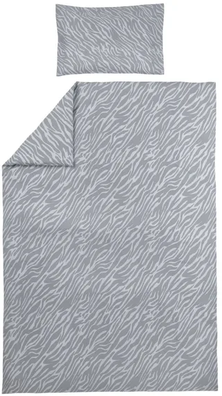 Dekbedovertrek + Kussensloop Meyco 140x200/220 Zebra Grijs by Meyco – product photo 1 of 2