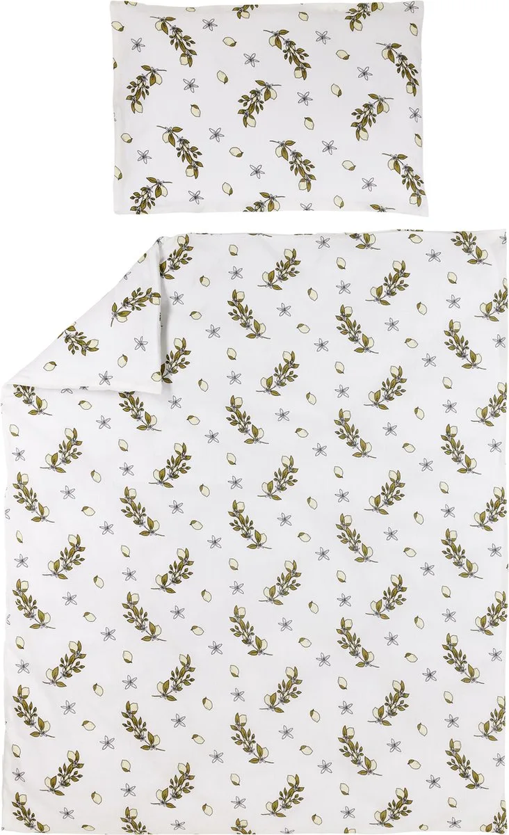 dekbedovertrek ledikant - soft yellow - 100x135cm by Meyco in Lemon – product photo