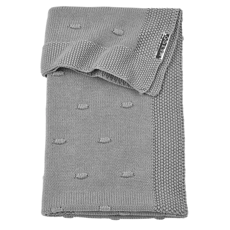 Deken Knots 75x100cm - Grey by Meyco – product photo