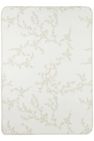 Deken Ledikant Meyco Branches Sand 100x150 van Meyco – productfoto 3 van 3