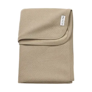 Deken Ledikant Meyco Jaquard Pure Flannel Taupe från Meyco – produktbild 1 av 4