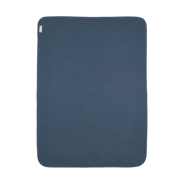 Deken Ledikant Meyco Jaquard Pure Indigo de Meyco – photo produit 4 sur 4