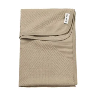 Deken Ledikant Meyco Jaquard Pure Taupe de Meyco – photo produit 1 sur 4