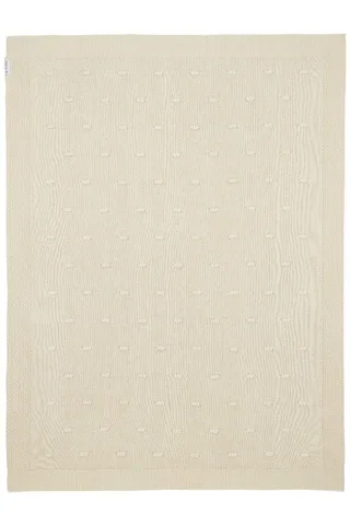 Deken Ledikant Meyco Knots Soft Sand 100x150 by Meyco – product photo 2 of 2