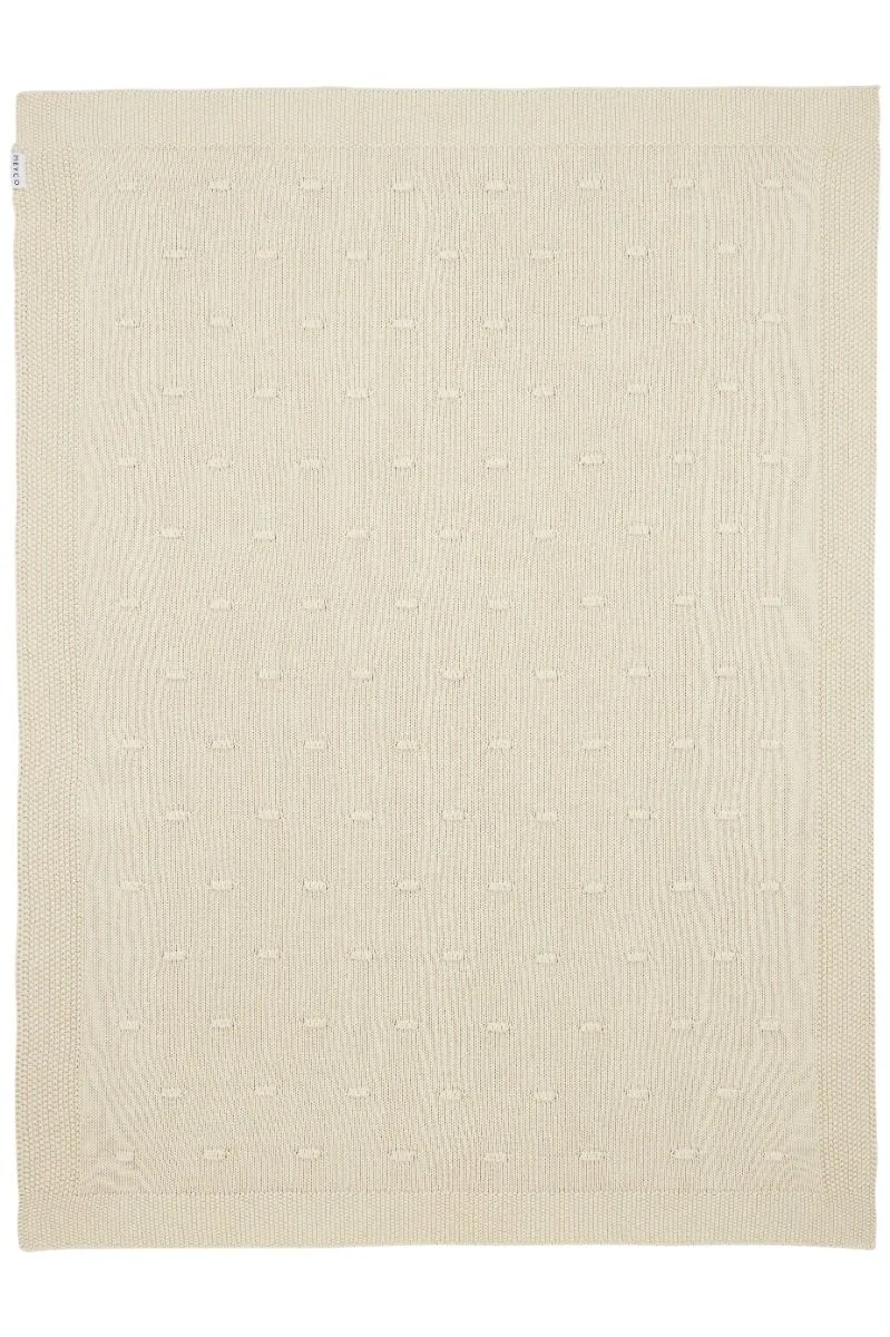 Deken Ledikant Meyco Knots Soft Sand 100x150 by Meyco – product photo 2 of 2