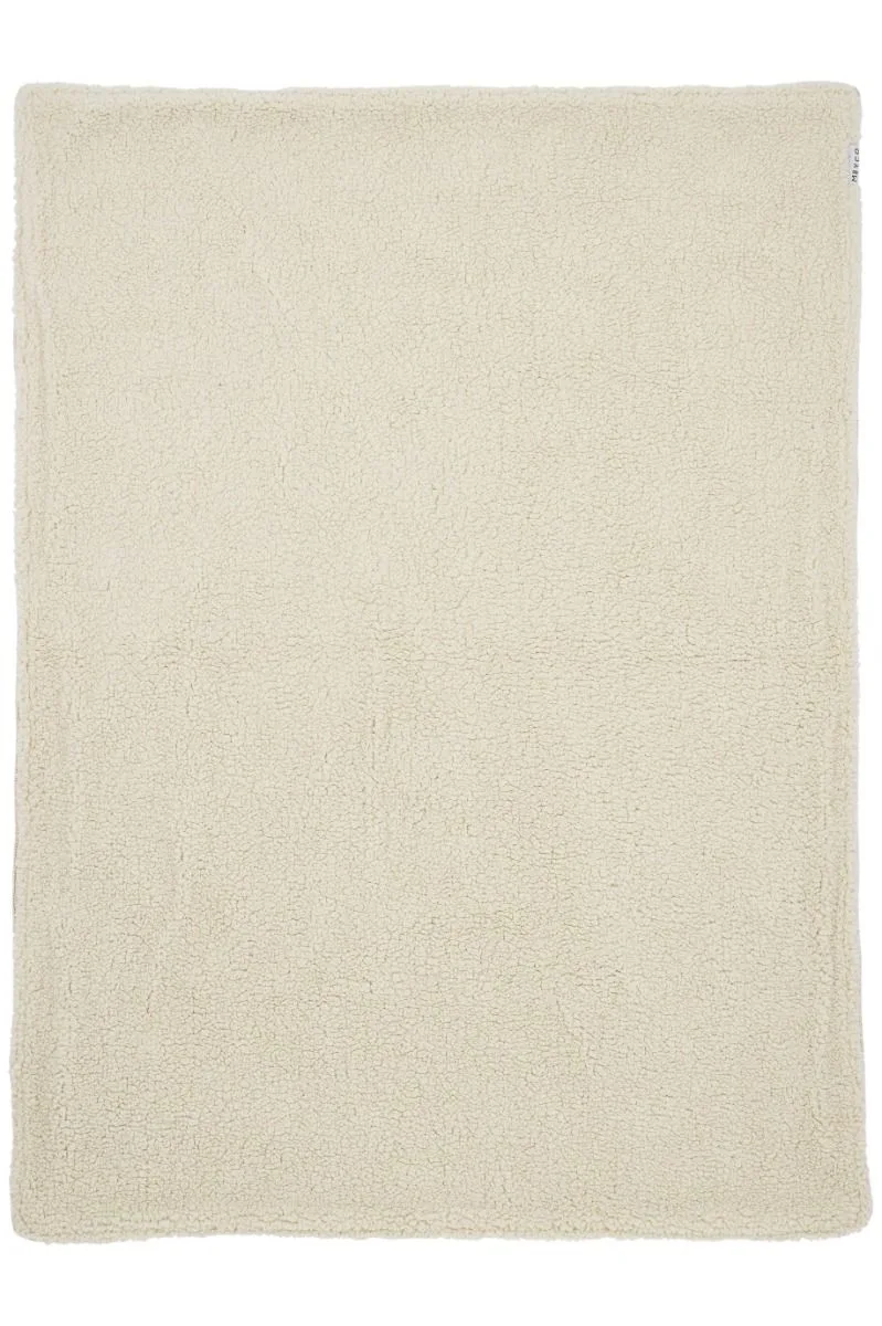 Deken Ledikant Meyco Knots Teddy Soft Sand 100x150 de Meyco – photo produit 3 sur 3